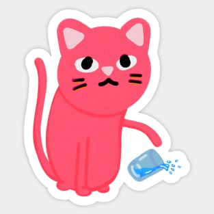 OOPS! Meow Sticker